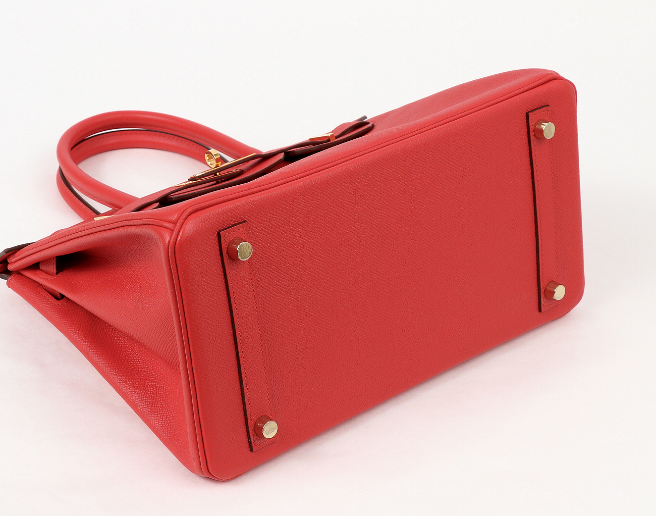 에르메스 벌킨 30 루즈 토마토 금장 A