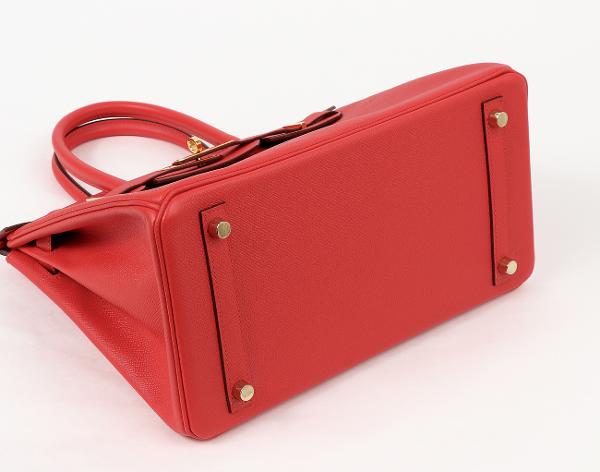 에르메스 벌킨 30 루즈 토마토 금장 A
