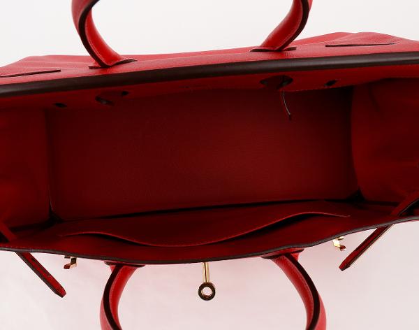 에르메스 벌킨 30 루즈 토마토 금장 A