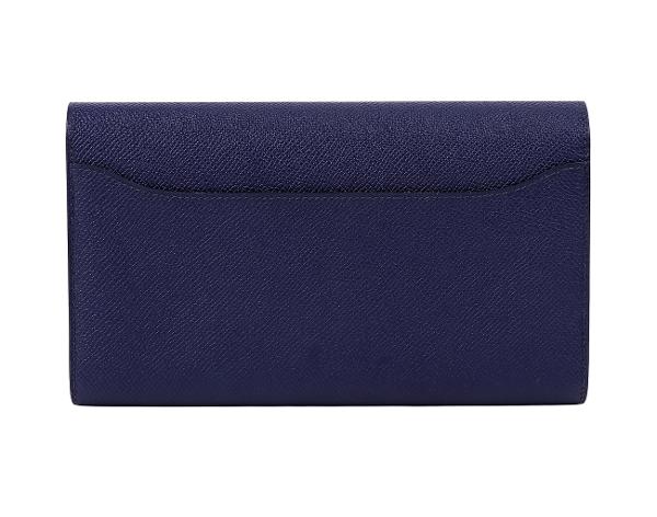 에르메스 콘스탄스 장지갑 블루 사파이어 금장 C