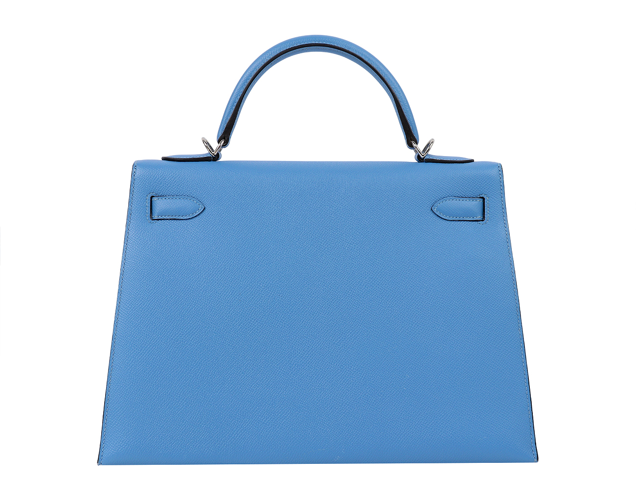 에르메스 셀리에 켈리 32 블루 파라다이스 은장 T