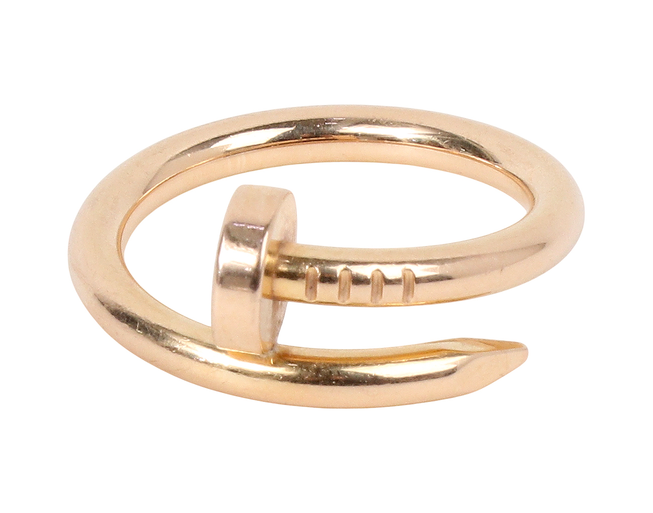 까르띠에 저스트 앵 끌루 링 핑크골드 55