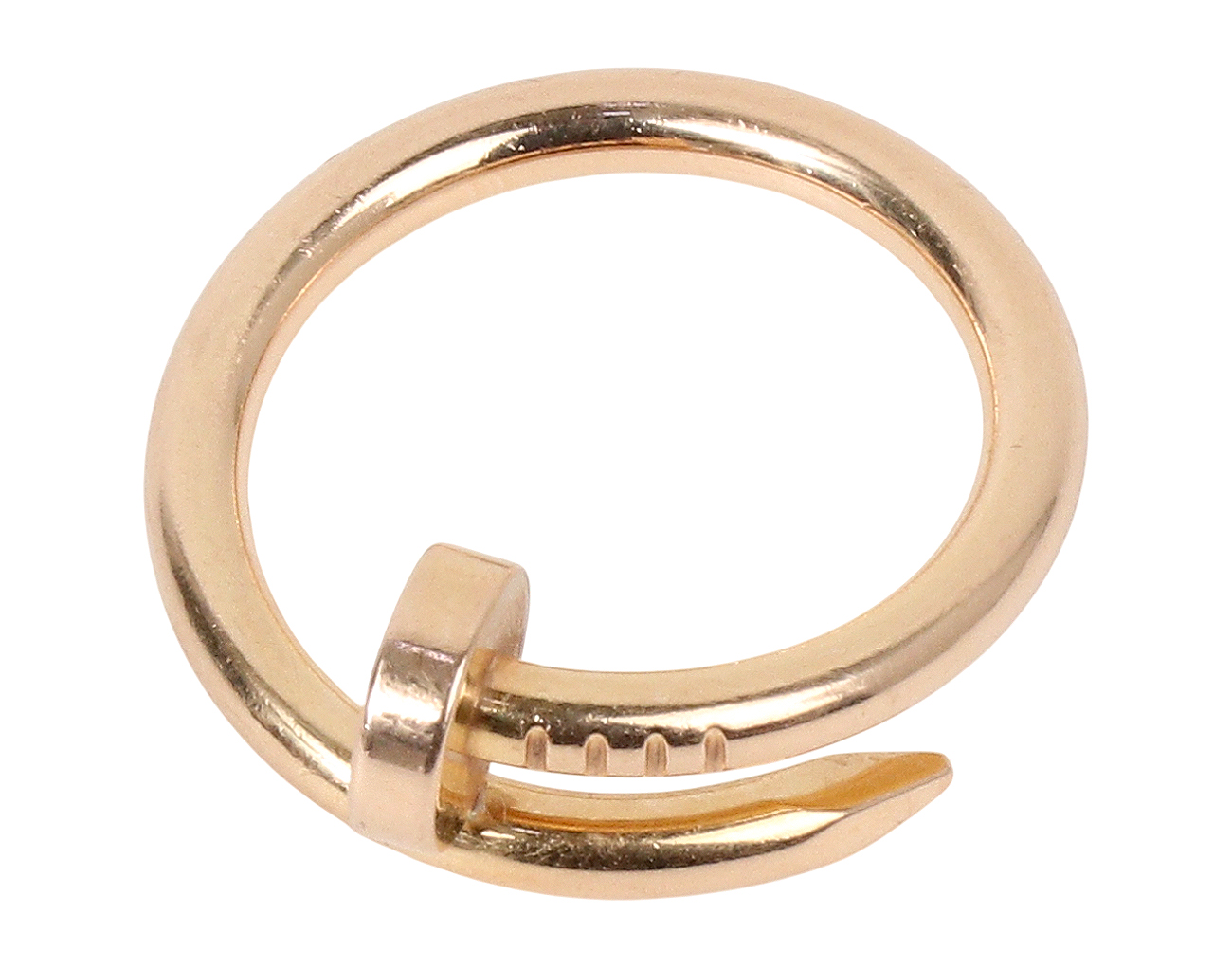 까르띠에 저스트 앵 끌루 링 핑크골드 55