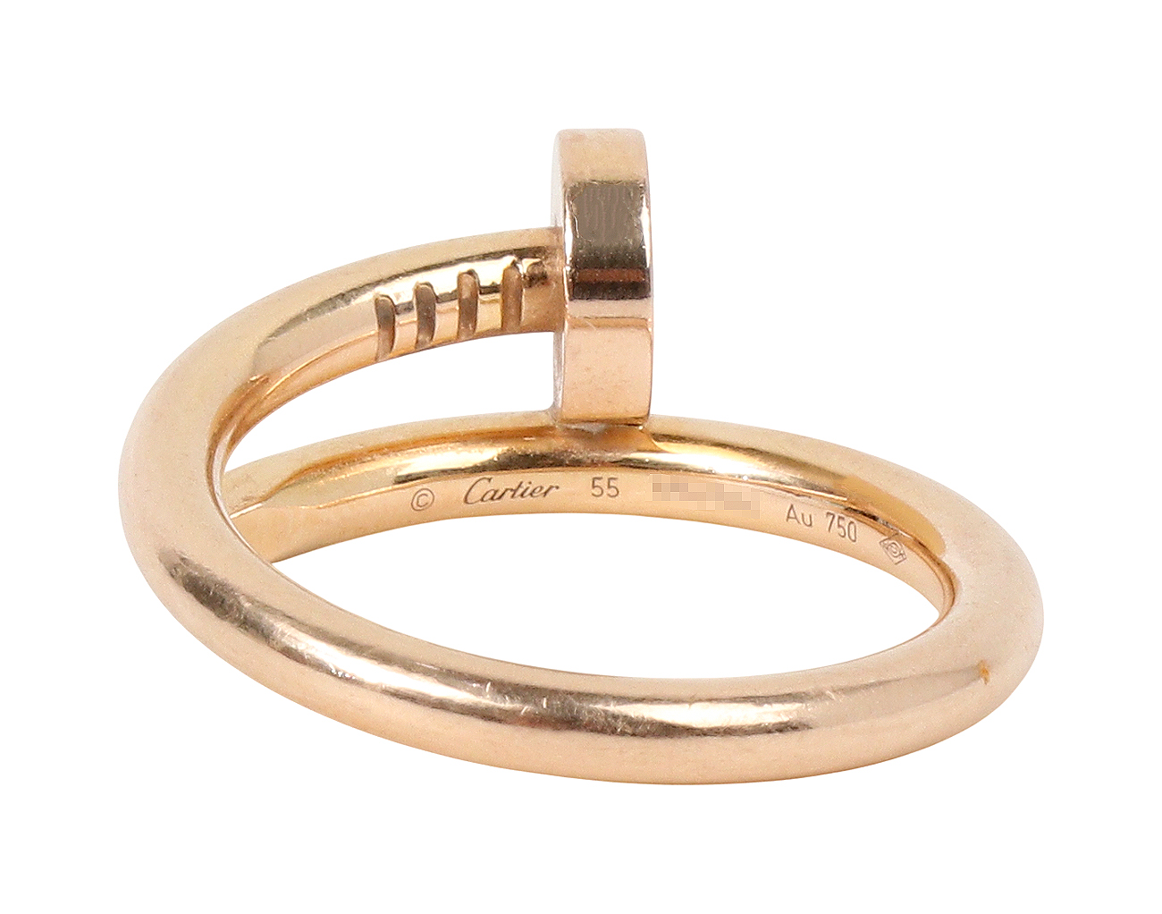 까르띠에 저스트 앵 끌루 링 핑크골드 55