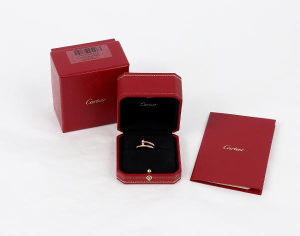 까르띠에 저스트 앵 끌루 링 핑크골드 55