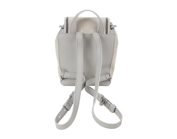 브루넬로 쿠치넬리 모닐리 스웨이드 백팩 그레이