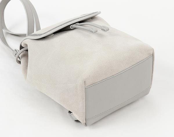 브루넬로 쿠치넬리 모닐리 스웨이드 백팩 그레이