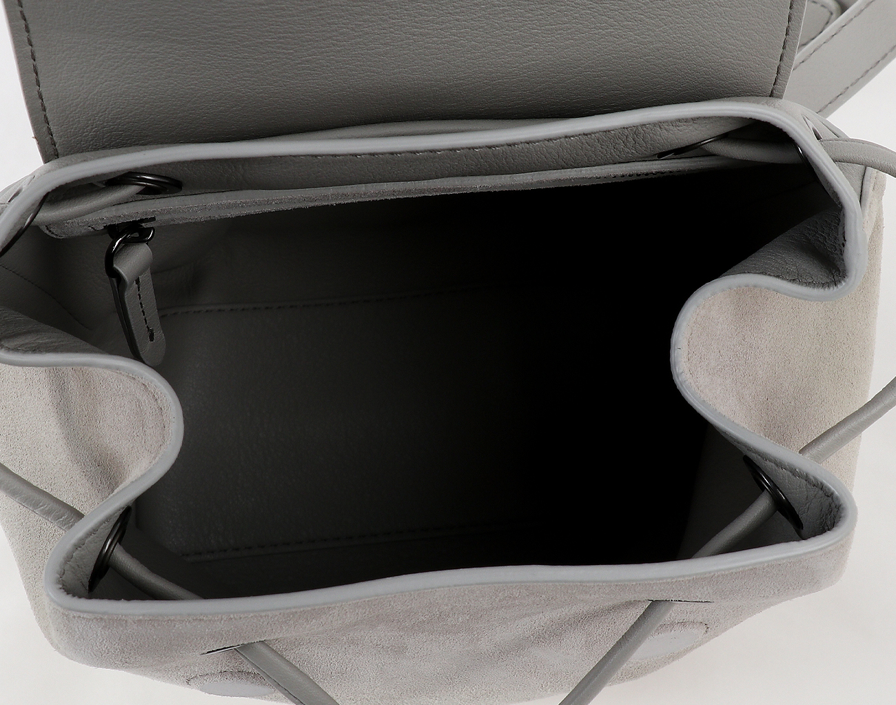 브루넬로 쿠치넬리 모닐리 스웨이드 백팩 그레이