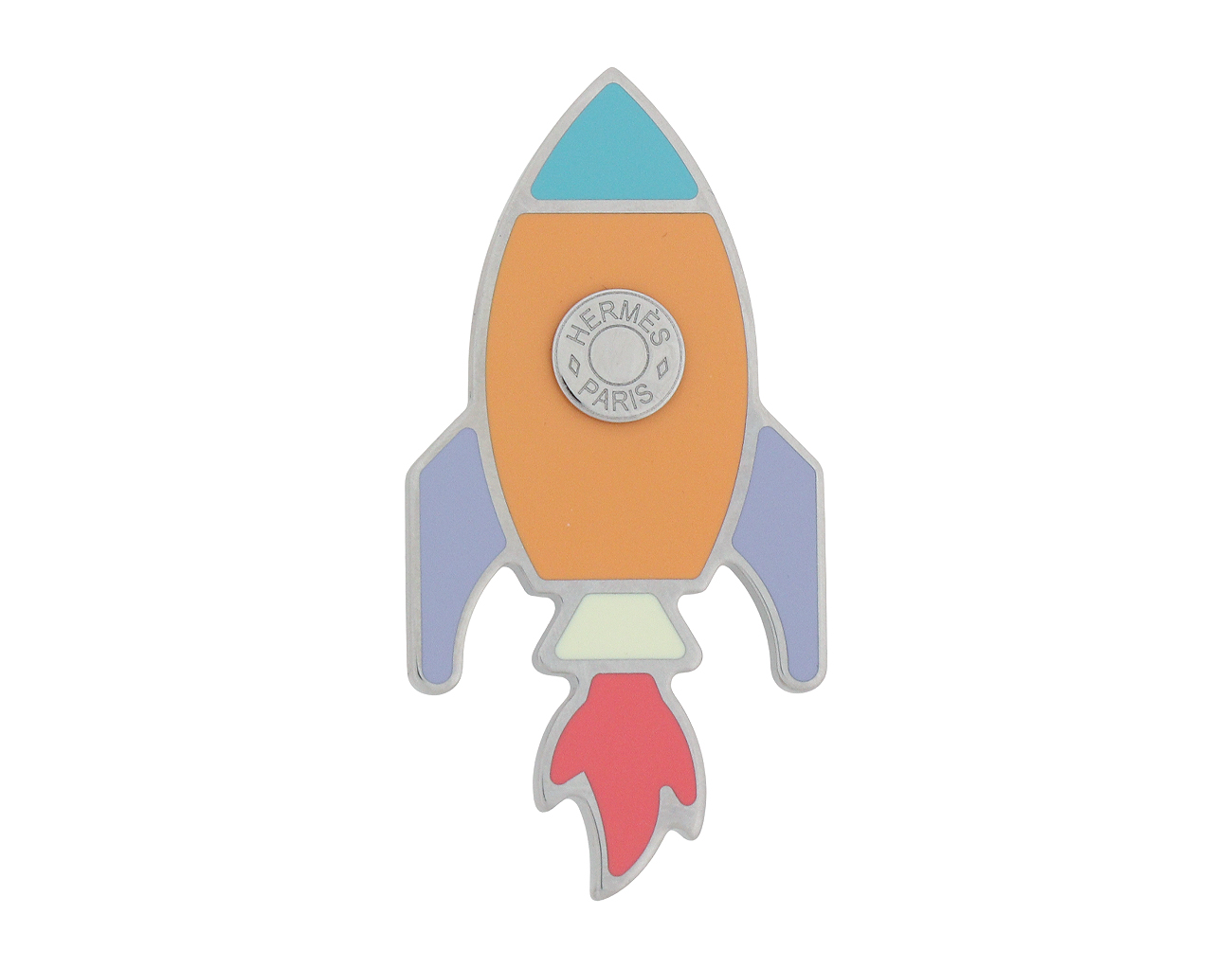 에르메스 스페이스 H 배지 멀티컬러