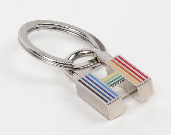 에르메스 카데나 퀴즈 레인보우 키링 멀티컬러