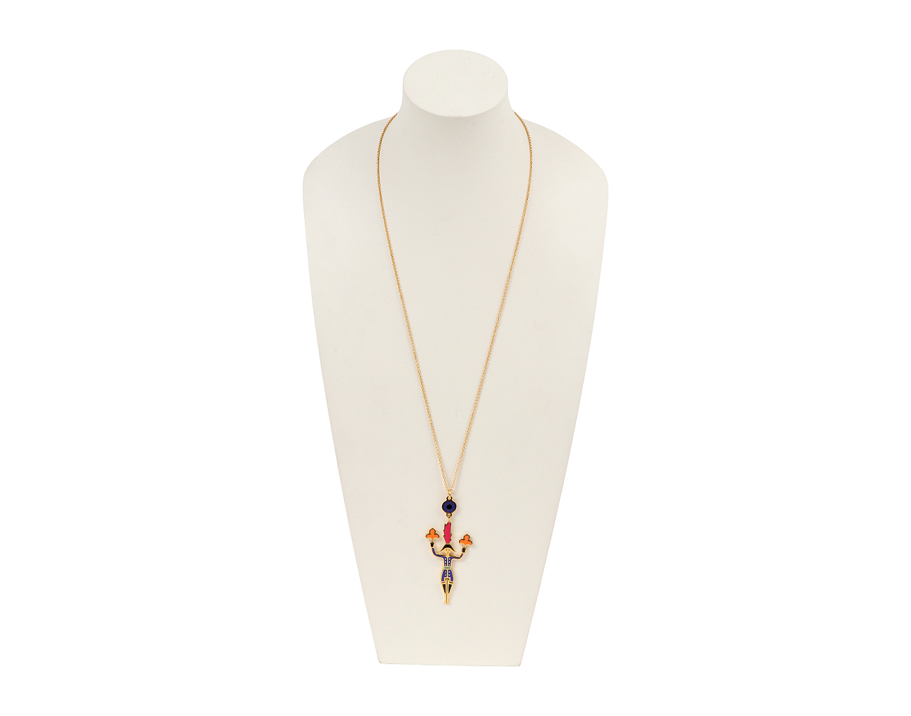 에르메스 아티피서 펜던트 블루 카삭 금장