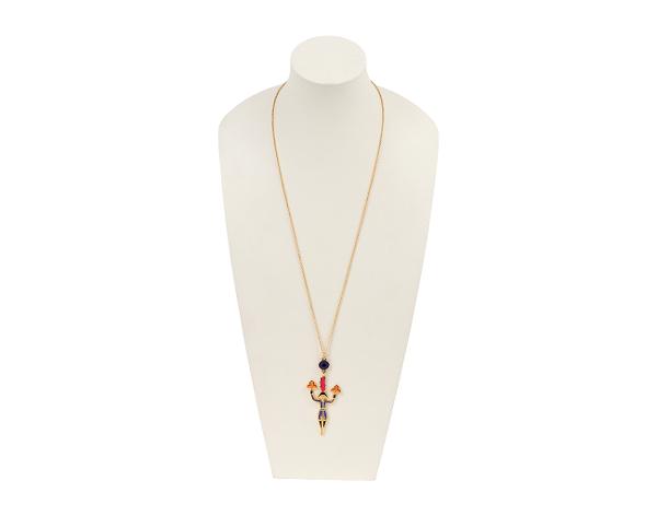 에르메스 아티피서 펜던트 블루 카삭 금장