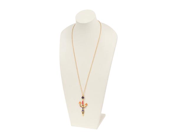 에르메스 아티피서 펜던트 블루 카삭 금장