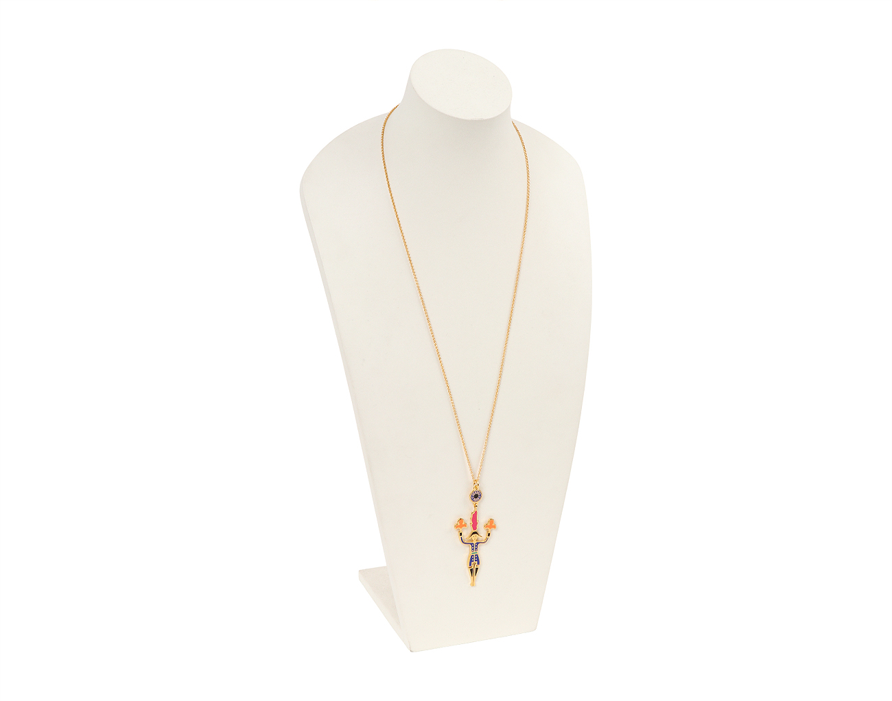 에르메스 아티피서 펜던트 블루 카삭 금장