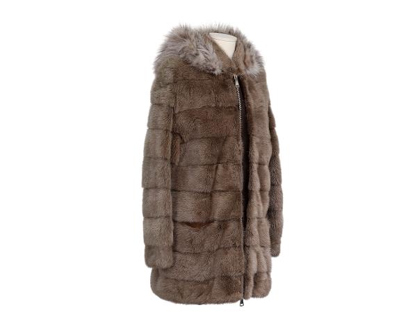바이트 줄리아나 테조 밍크 코트 브라운 40
