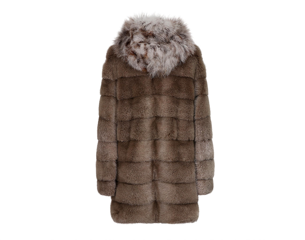 바이트 줄리아나 테조 밍크 코트 브라운 40