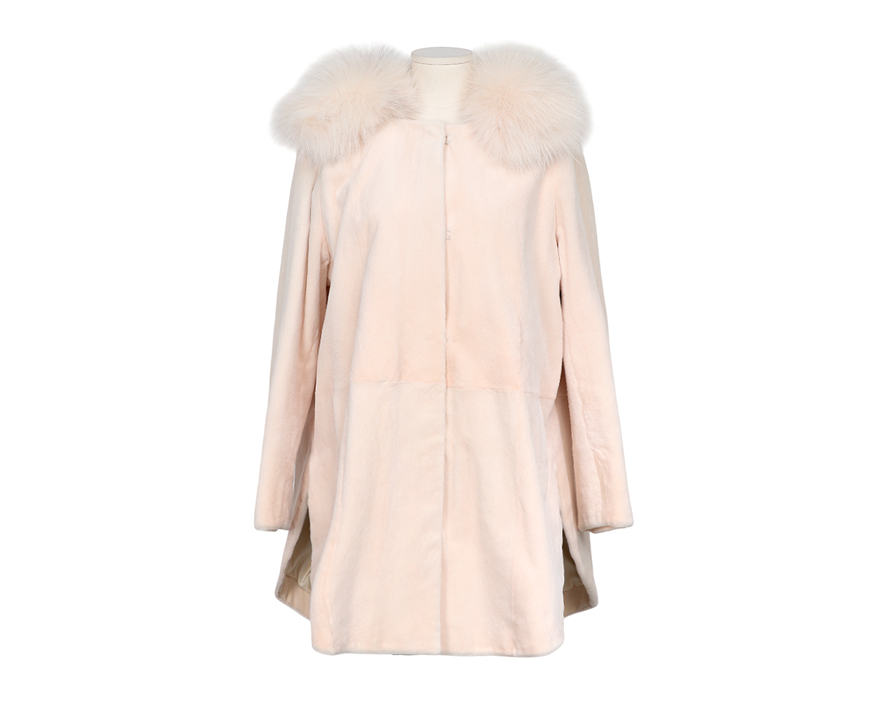 이브살로몬 후디 밍크 코트 라이트 핑크 42