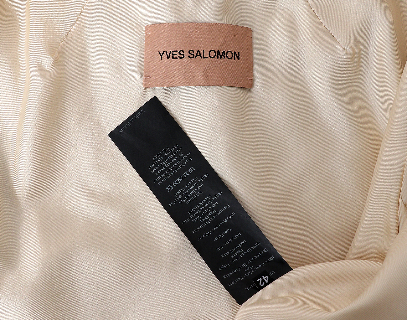 이브살로몬 후디 밍크 코트 라이트 핑크 42