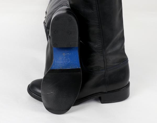 샤넬 롱 부츠 블랙 블루 37