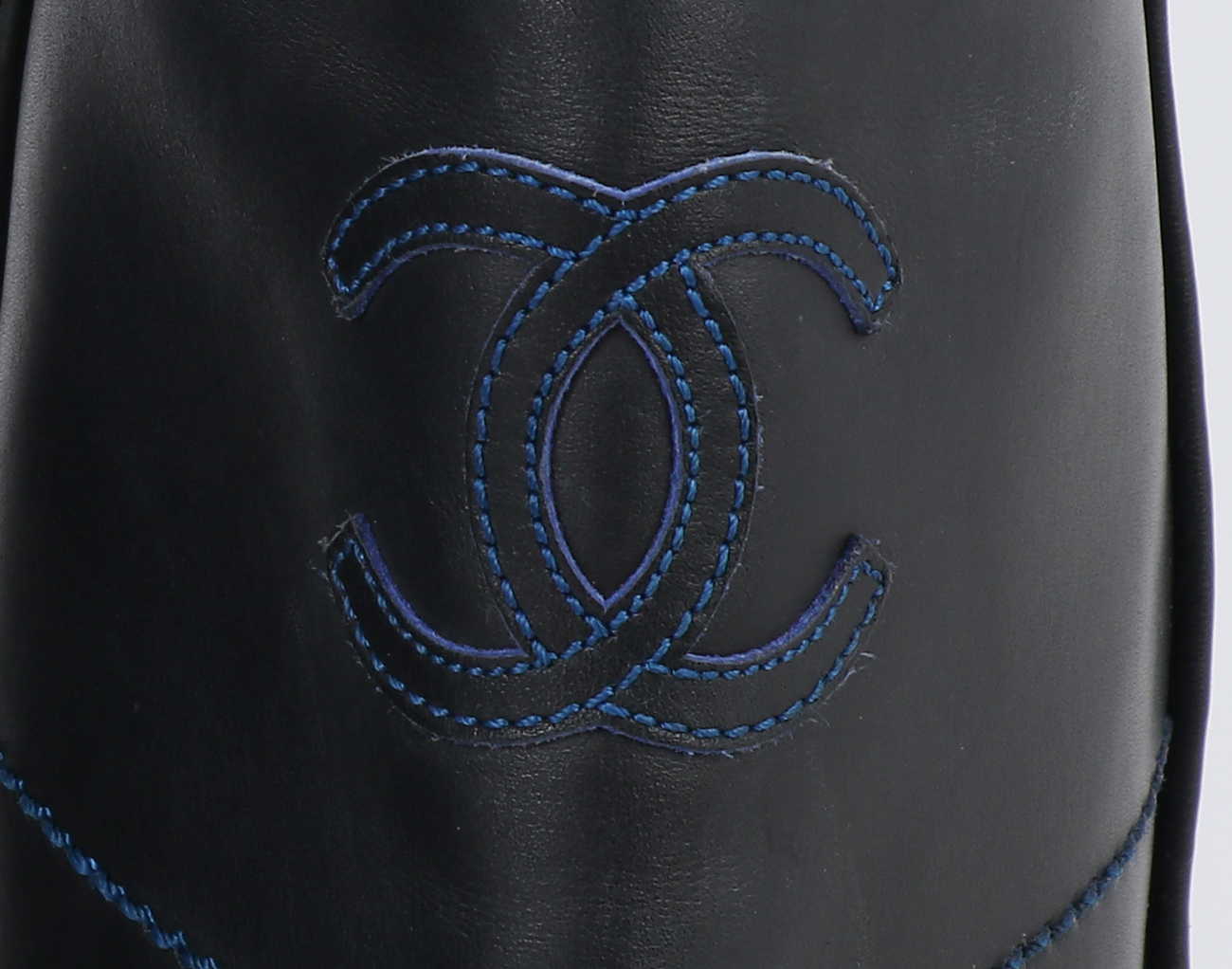샤넬 롱 부츠 블랙 블루 37