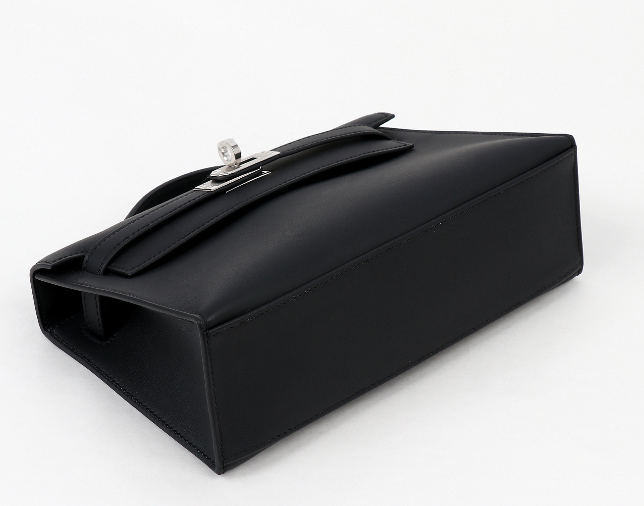 에르메스 켈리 포쉐트 블랙 은장 K