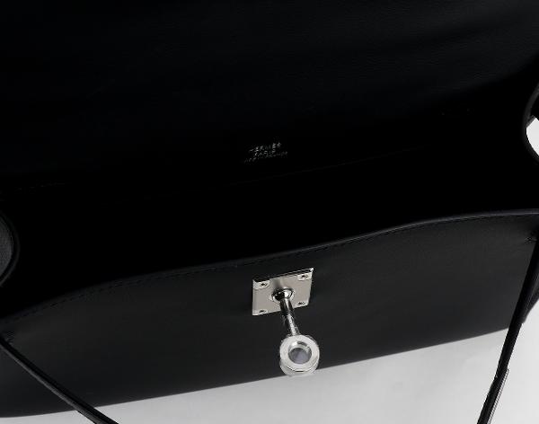 에르메스 켈리 포쉐트 블랙 은장 K