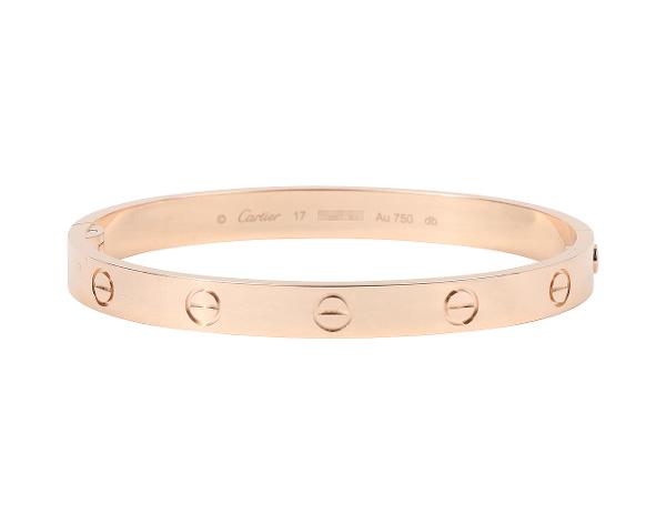 까르띠에 러브 브레이슬릿 싱글 스크루 클로저 핑크골드 17