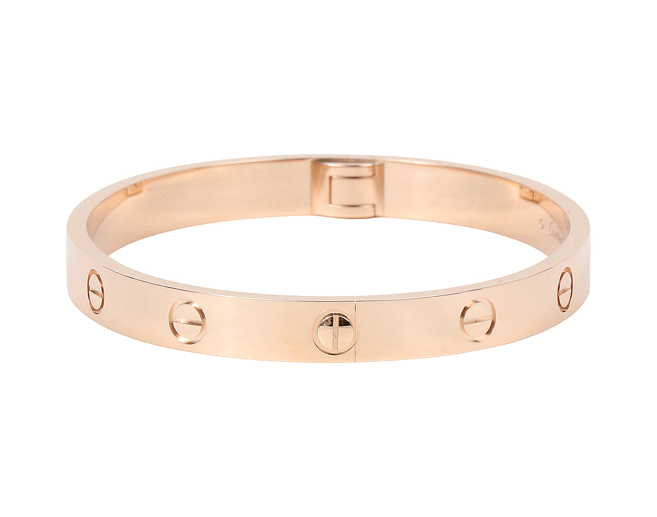 까르띠에 러브 브레이슬릿 싱글 스크루 클로저 핑크골드 17