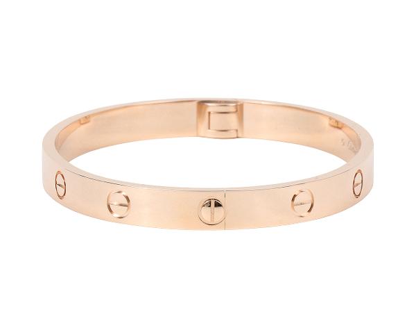 까르띠에 러브 브레이슬릿 싱글 스크루 클로저 핑크골드 17