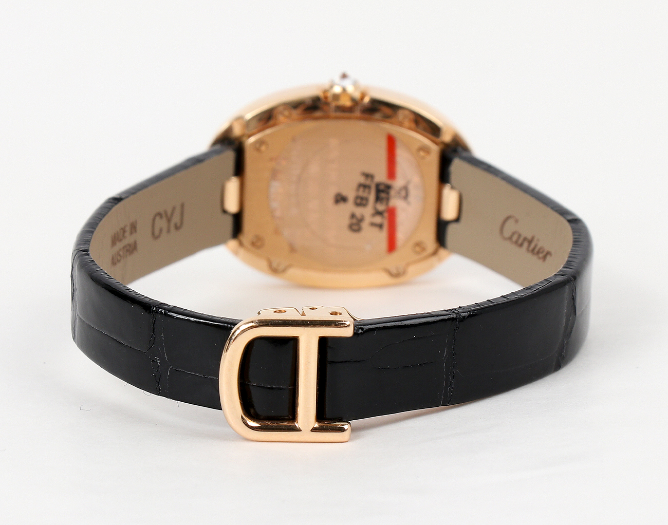 까르띠에 베누아 워치 스몰 핑크골드 다이아몬드