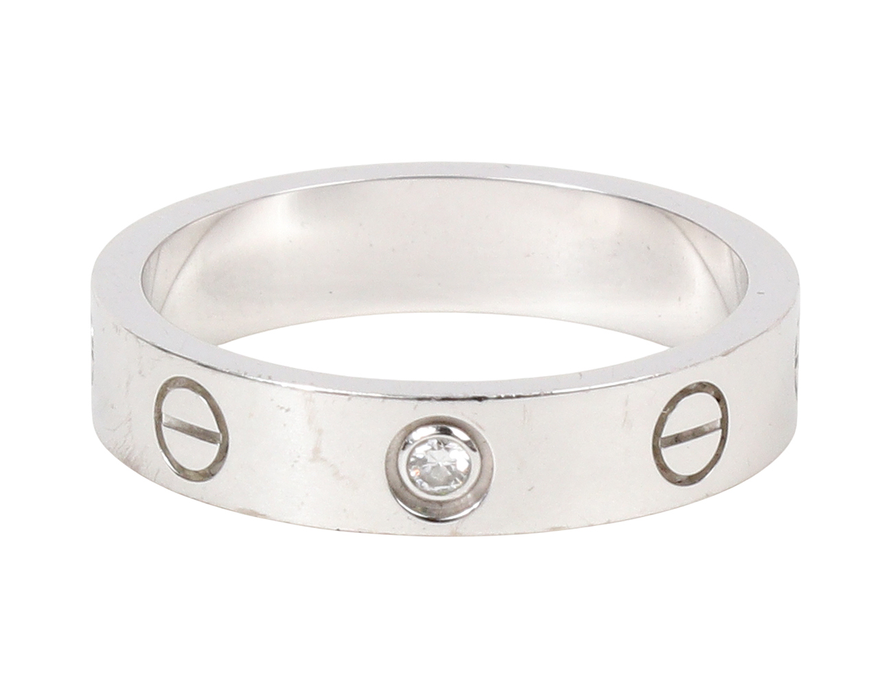 까르띠에 러브 웨딩 밴드 1P 다이아몬드 화이트골드 51