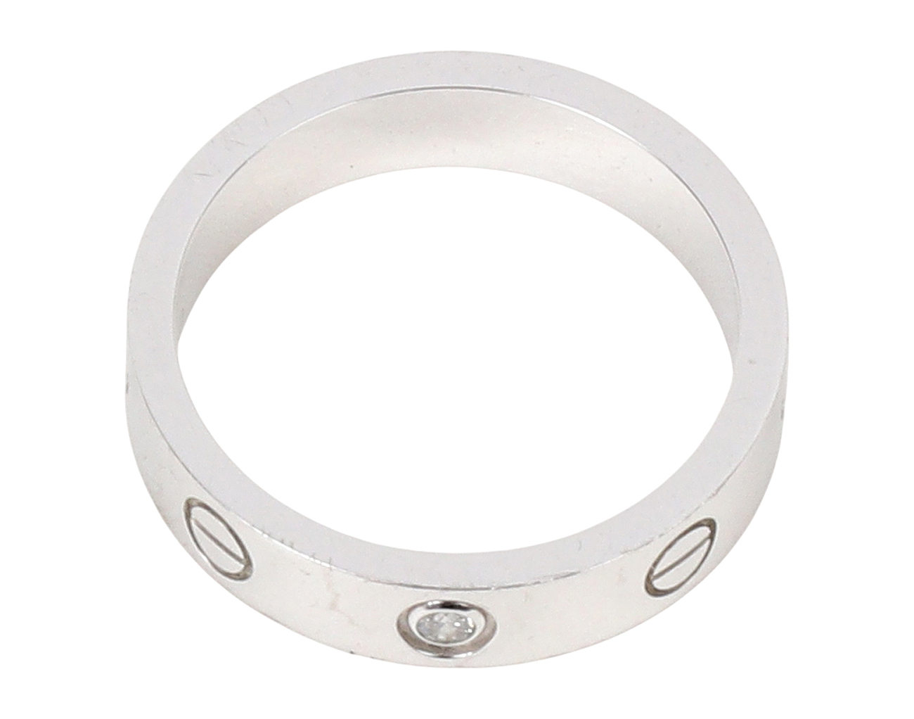 까르띠에 러브 웨딩 밴드 1P 다이아몬드 화이트골드 51