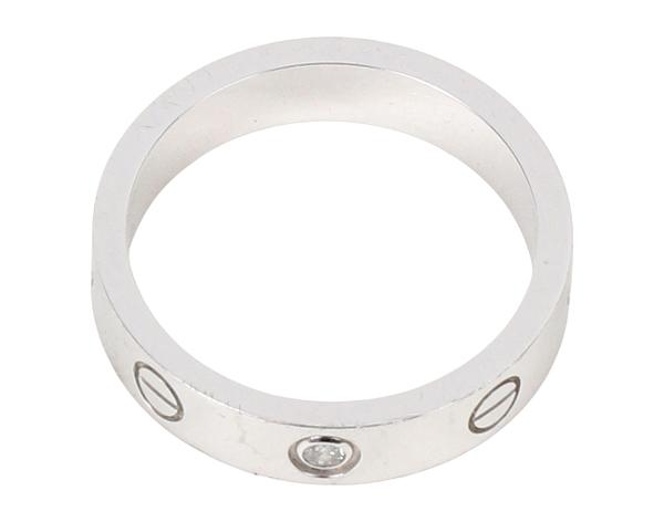 까르띠에 러브 웨딩 밴드 1P 다이아몬드 화이트골드 51