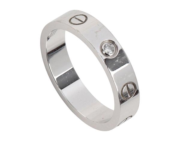 까르띠에 러브 웨딩 밴드 1P 다이아몬드 화이트골드 51