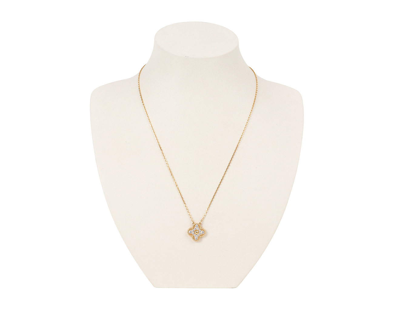 반클리프아펠 빈티지 알함브라 펜던트 옐로우골드 다이아몬드