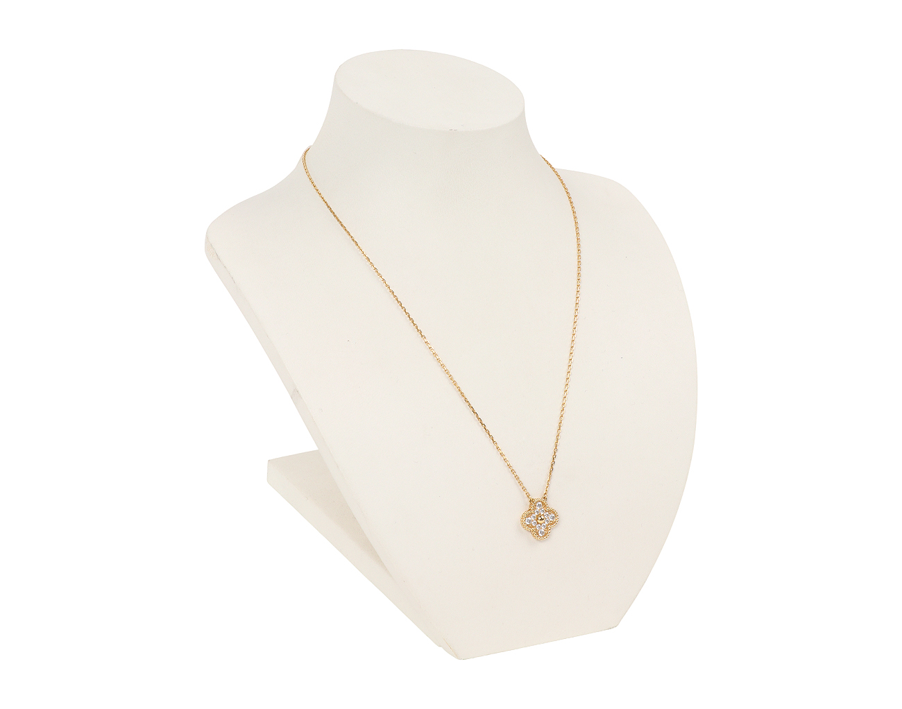 반클리프아펠 빈티지 알함브라 펜던트 옐로우골드 다이아몬드