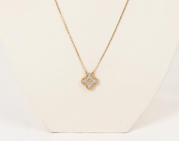 반클리프아펠 빈티지 알함브라 펜던트 옐로우골드 다이아몬드