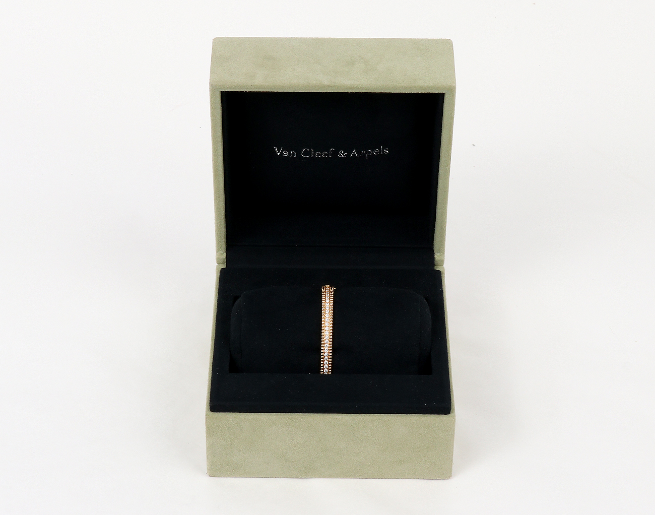 반클리프아펠 뻬를리 다이아몬드 브레이슬릿 1 로우 미디엄 로즈골드 S