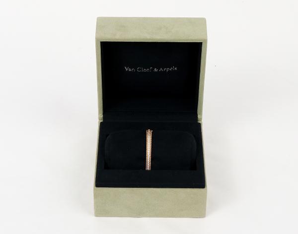 반클리프아펠 뻬를리 다이아몬드 브레이슬릿 1 로우 미디엄 로즈골드 S