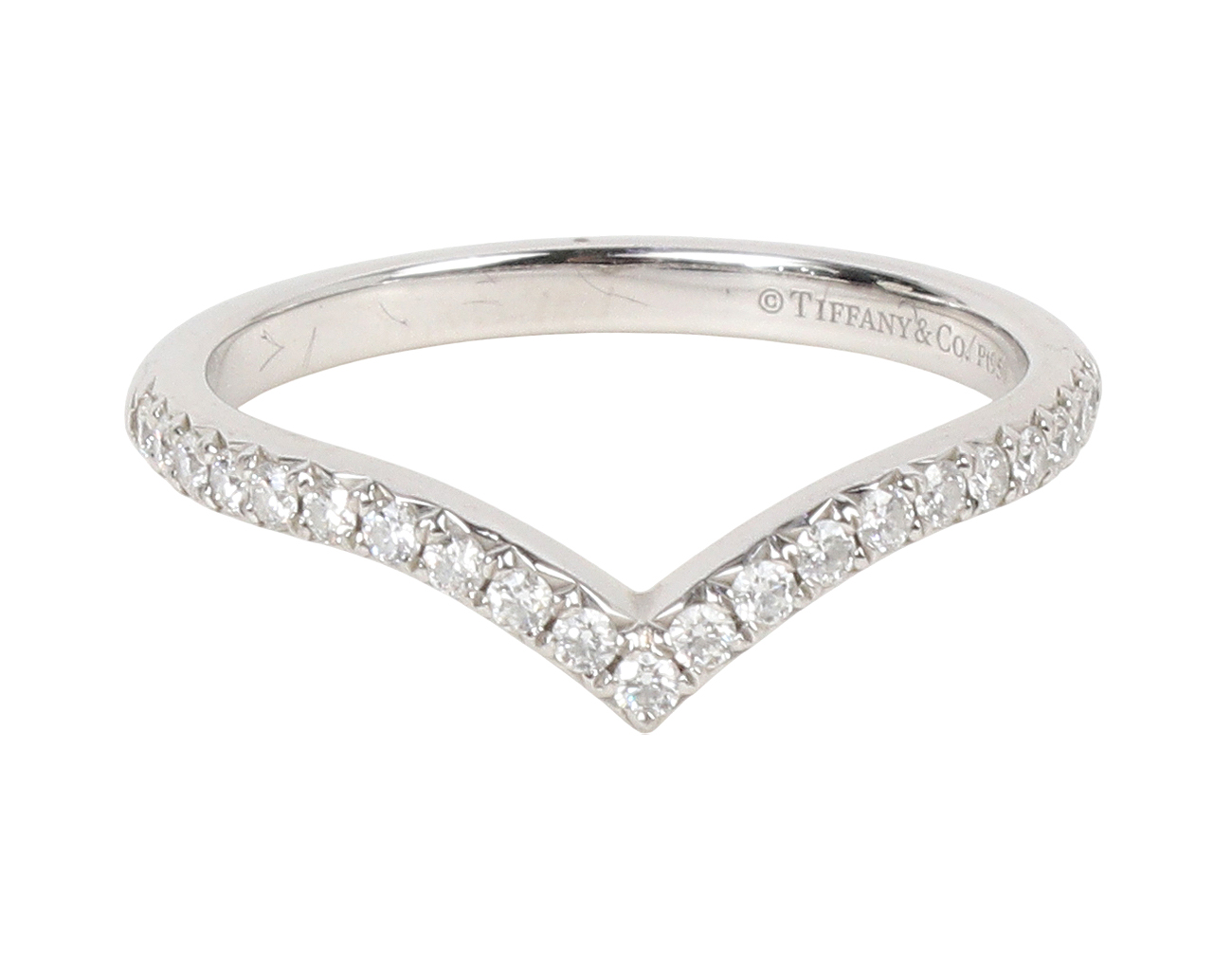 티파니앤코 티파니 솔리스트 V 링 플래티넘 다이아몬드 5.5