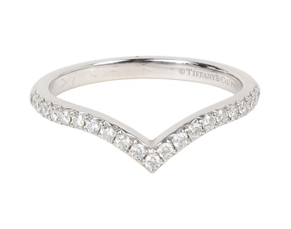 티파니앤코 티파니 솔리스트 V 링 플래티넘 다이아몬드 5.5