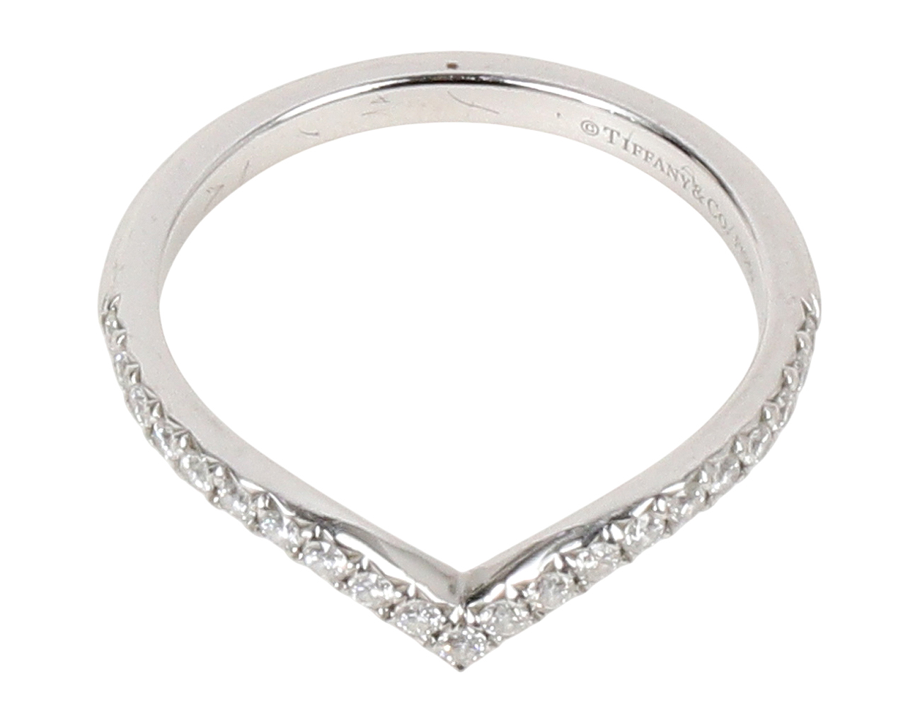 티파니앤코 티파니 솔리스트 V 링 플래티넘 다이아몬드 5.5