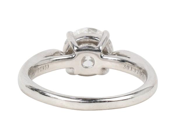 티파니앤코 티파니 하모니 라운드 브릴리언트 웨딩 링 플래티넘 1.40ct