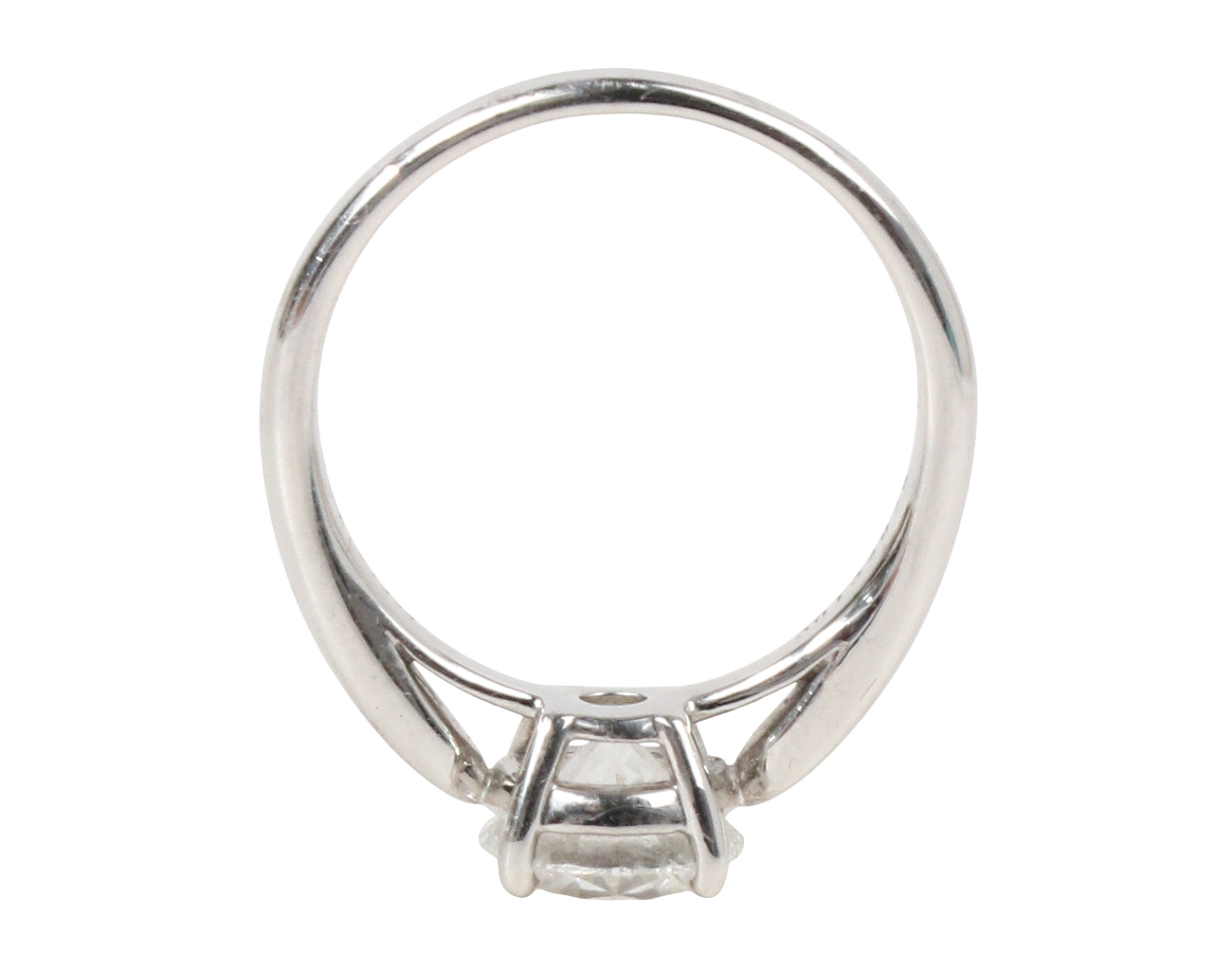 티파니앤코 티파니 하모니 라운드 브릴리언트 웨딩 링 플래티넘 1.40ct