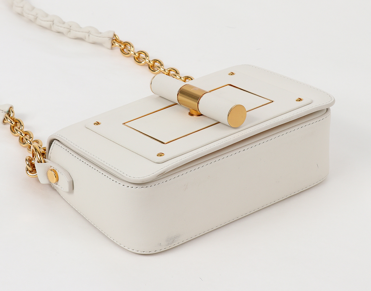 톰포드 나탈리아 숄더백 스몰 화이트