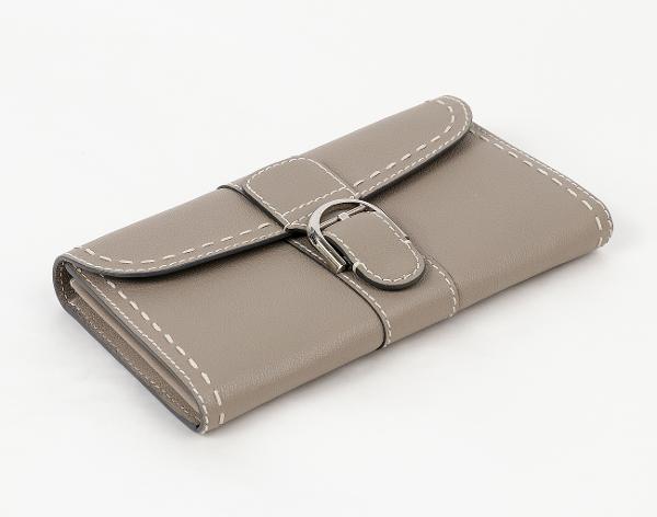 델보 브리앙 체인 롱 월렛 뚜뜨렐 아이보리 은장