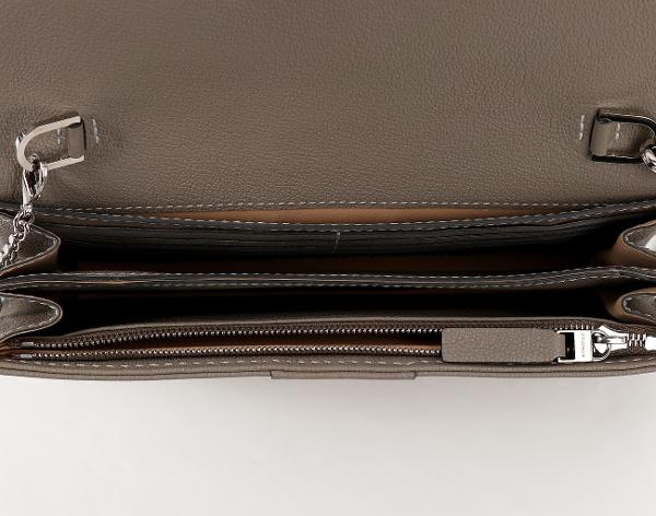 델보 브리앙 체인 롱 월렛 뚜뜨렐 아이보리 은장