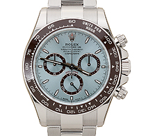 로렉스 데이토나 40mm 플래티넘 아이스 블루 126506