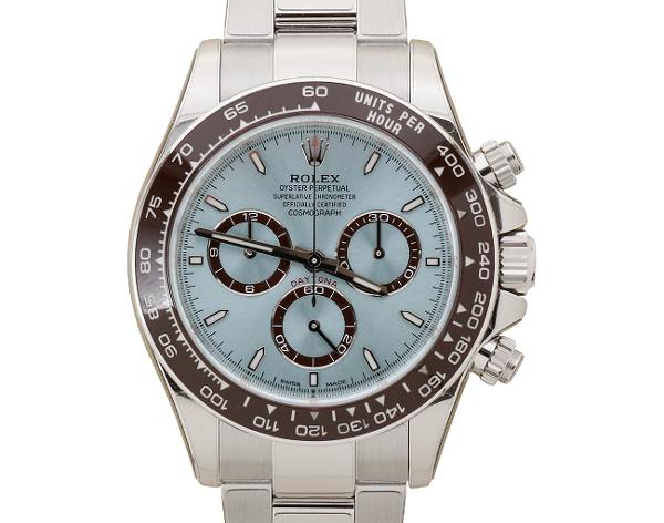 로렉스 데이토나 40mm 플래티넘 아이스 블루 126506