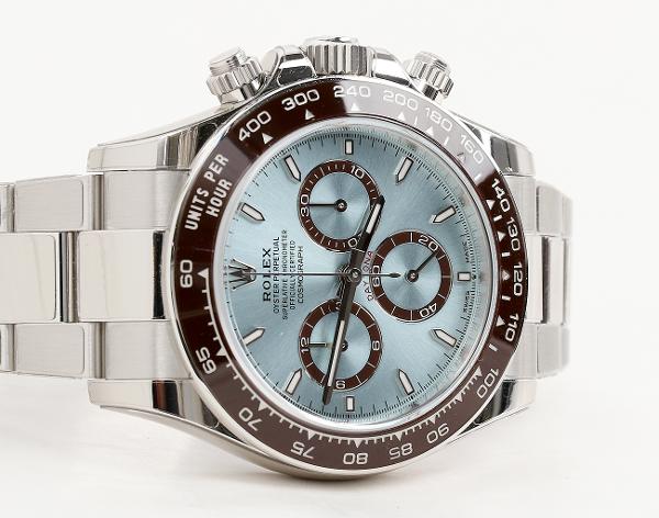 로렉스 데이토나 40mm 플래티넘 아이스 블루 126506